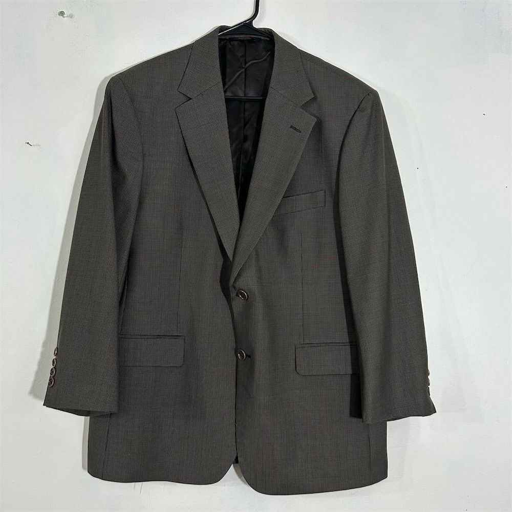 Books Brothers Men's Vintage Gray‎ Wool Blazer Sport Coat Size 42 Short